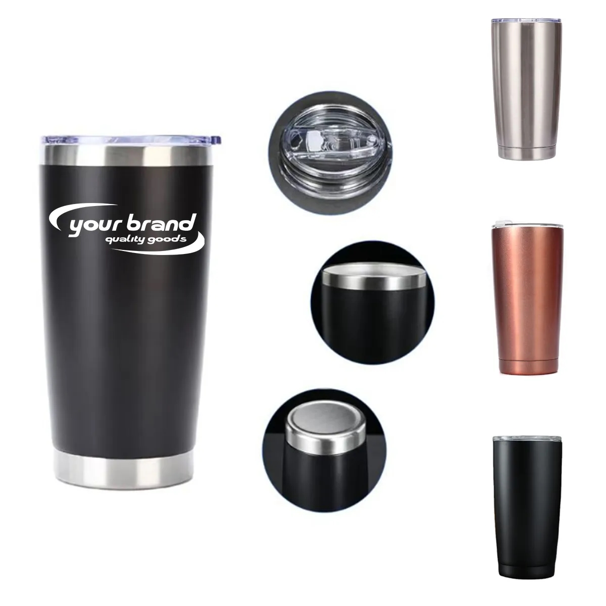 20oz Large Capacity Stainless Steel Mug Insulated Travel 1