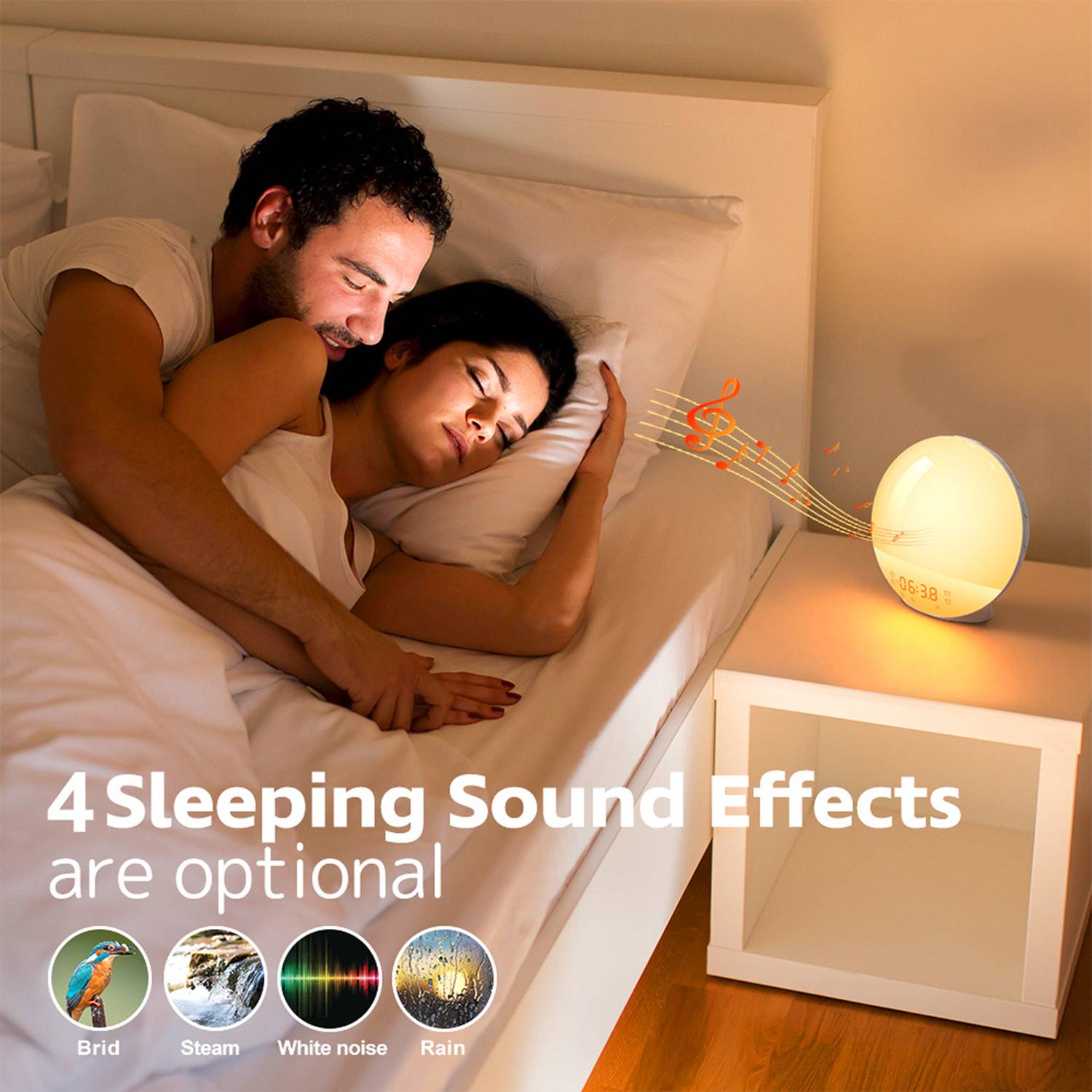 Wake Up Light Sunrise Alarm Clock 5