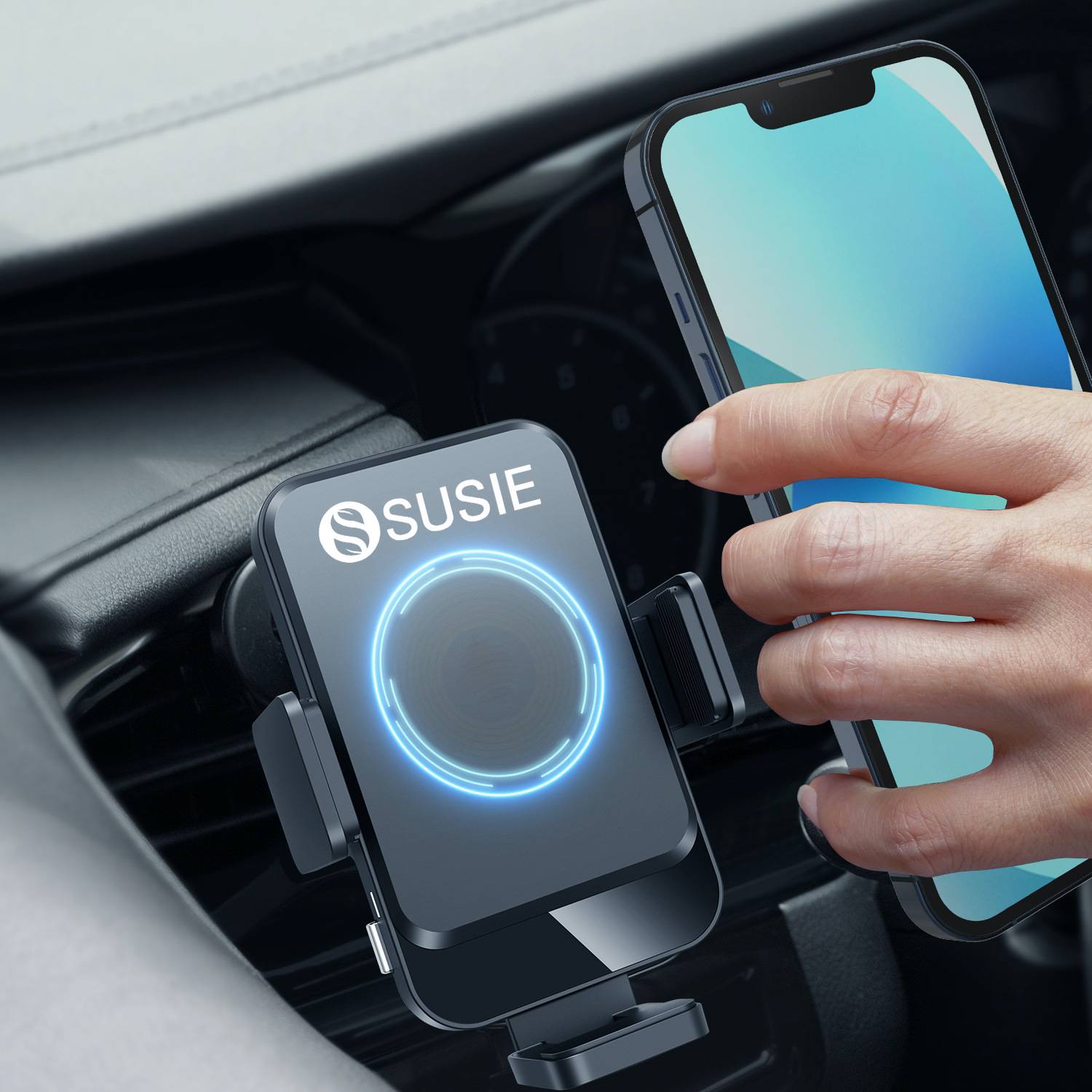 Auto magnetic car wireless charger 10