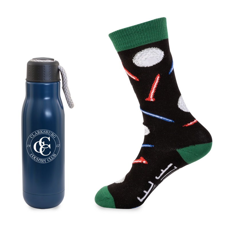 Less Work, More Golf Bottle Gift Set 3