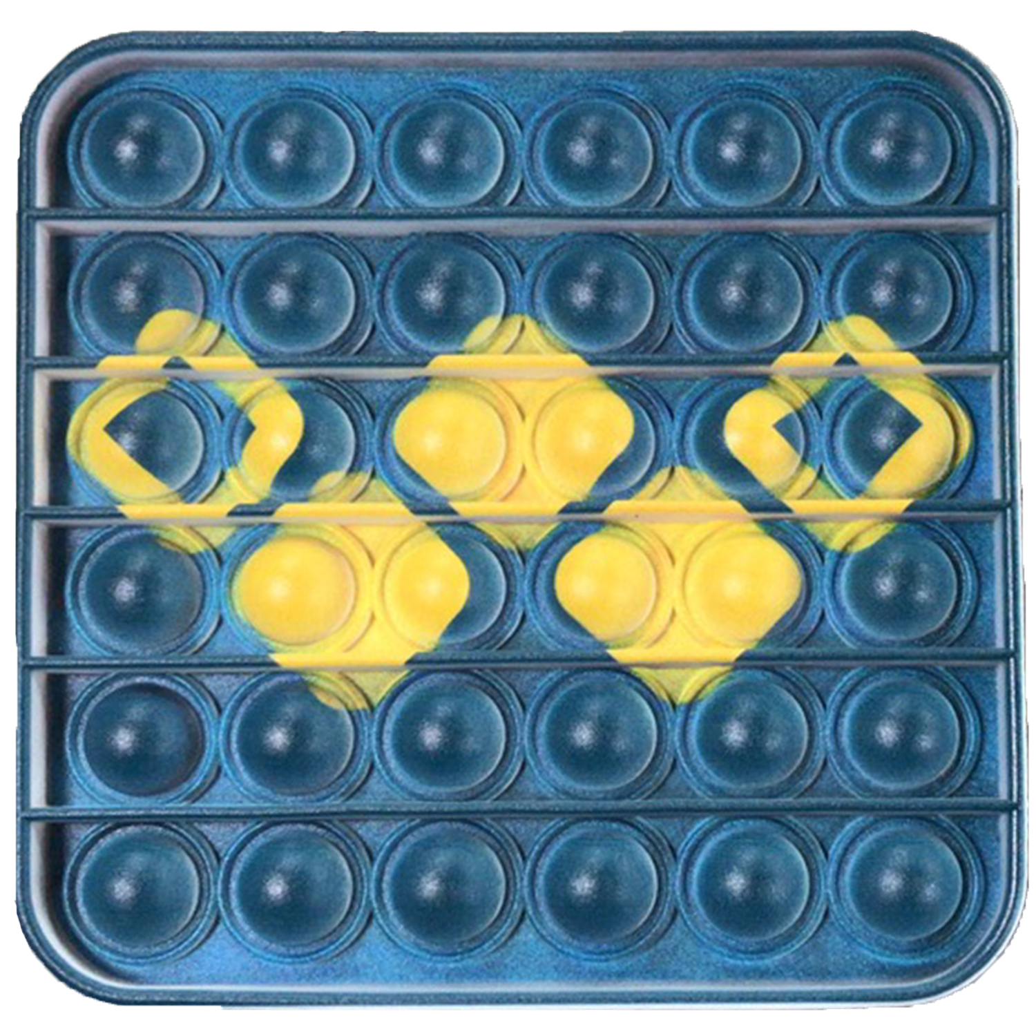 Fidget Popper Square Shaped Board - Full Color Imprint 3