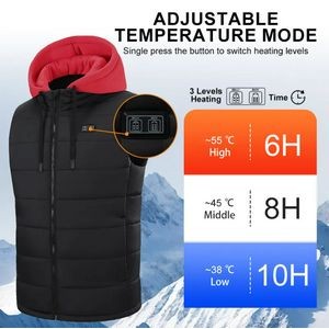 15 Zones Color Changing Hat Heated Vest Jackets 1