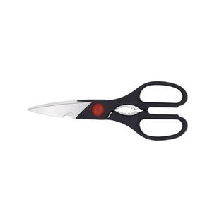 Stylish Black Handle Scissors With Bottle Opener Multifunctional 16