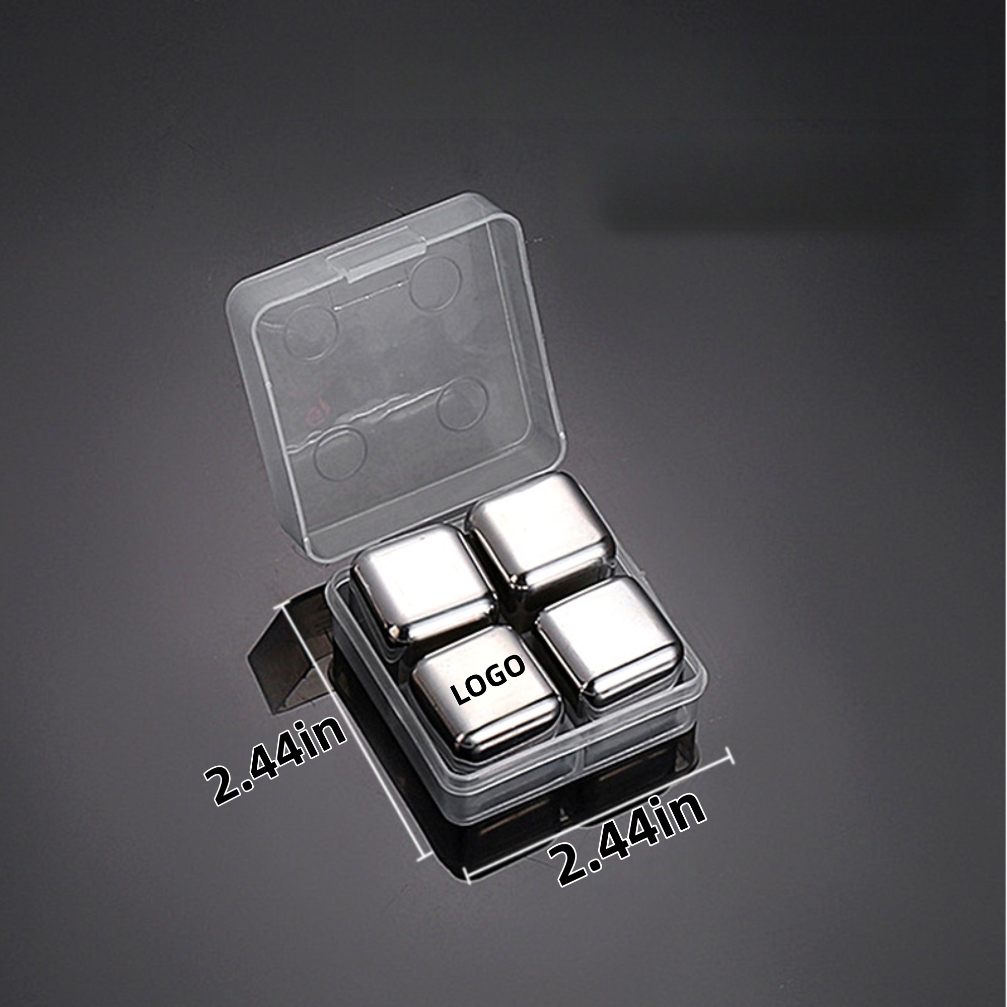 Stainless Steel Reusable Ice Cubes Stones