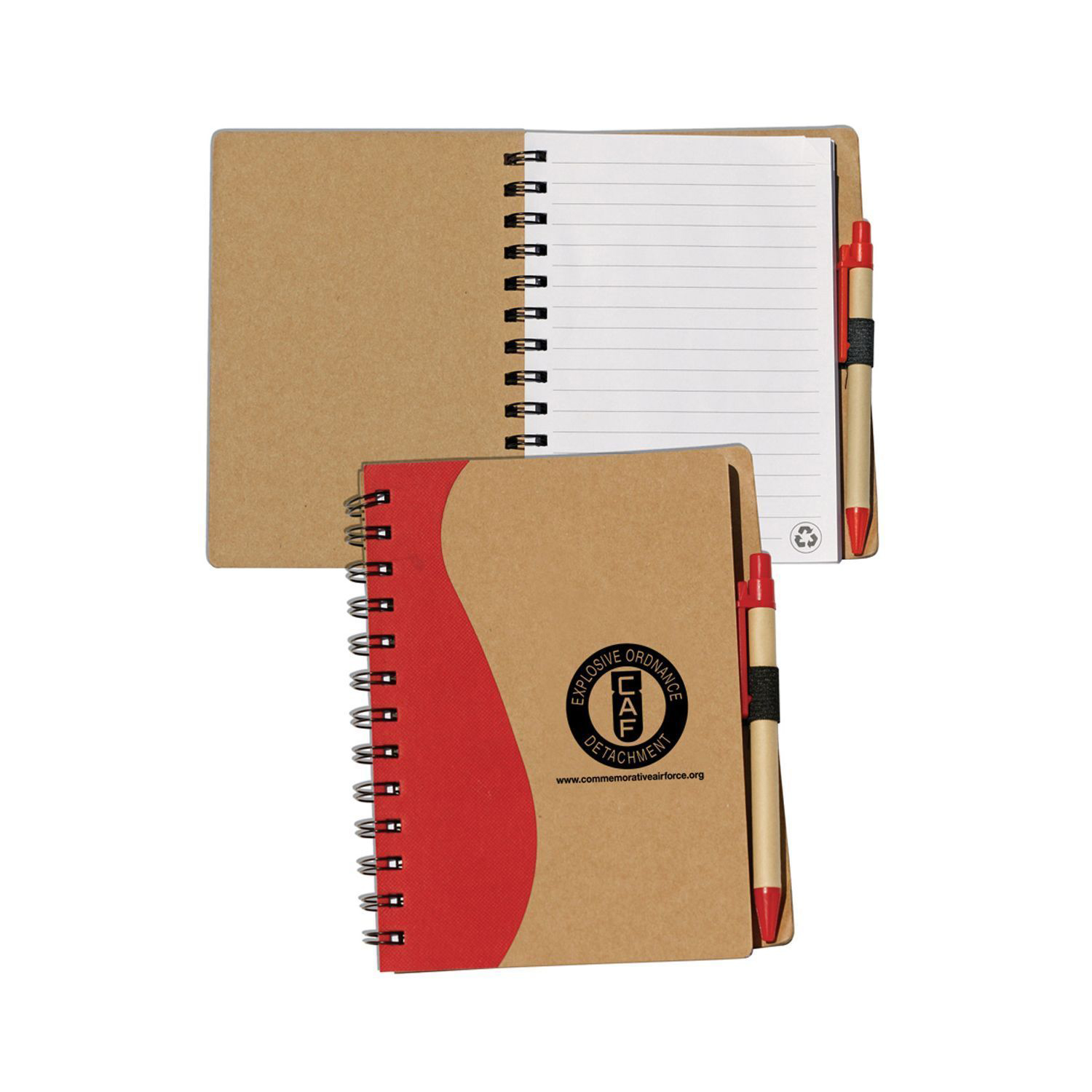 Recycled Notepad W/Pen 8