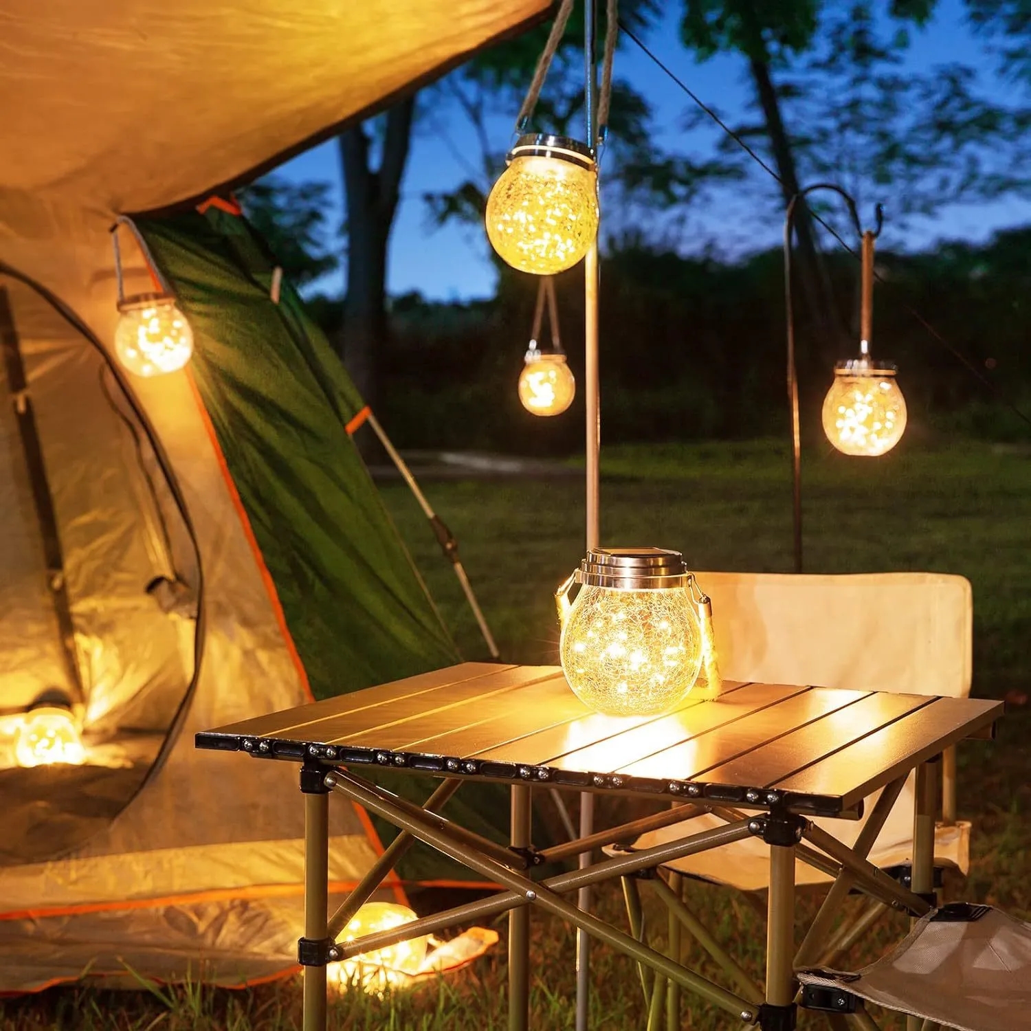 Solar Crack Glass Outdoor Waterproof Lamp 6