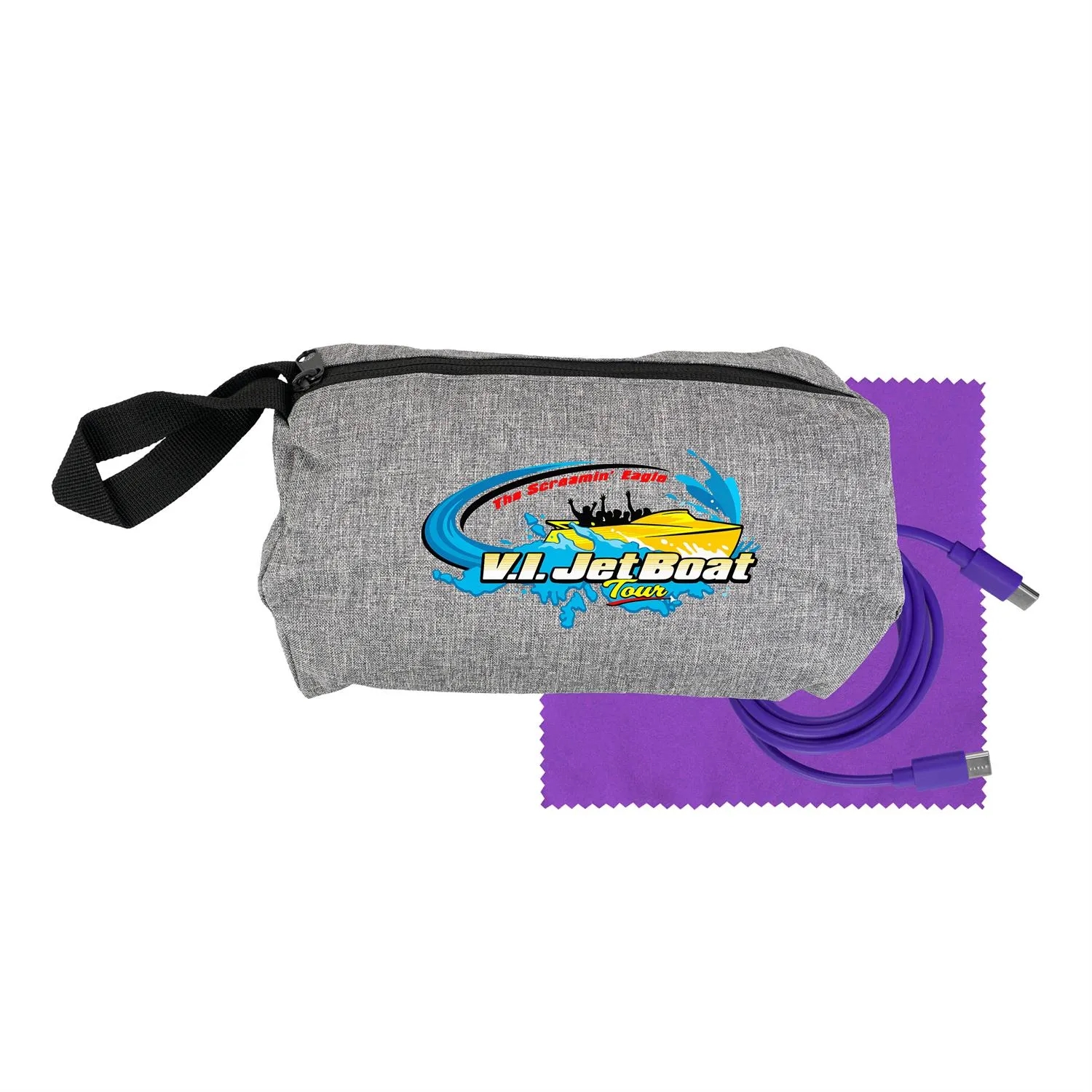 Travel C to C Cable & Cloth Set 19