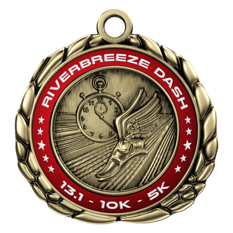 Express Vibraprint™ Track Quali-Craft Medallion (2-1/2") 4