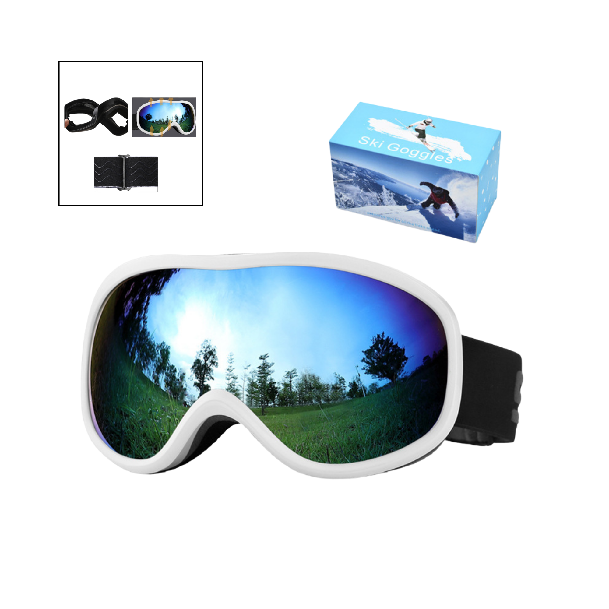 Snowboard Motorcycle Outdoor Ski Goggles 1