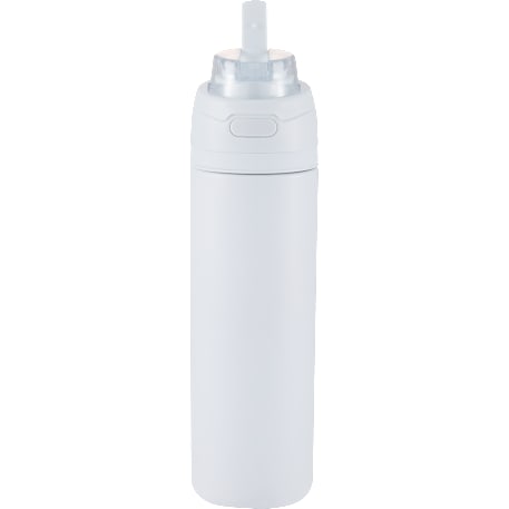 Elvin 28oz Recycled Stainless Flip Straw Bottle, custom water bottle with logo imprint 119