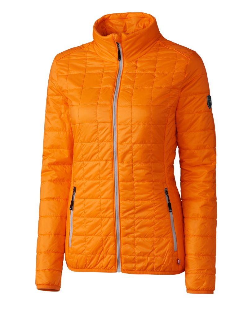 Cutter & Buck Rainier Recycled Insulated Puffer Womens Full Zip Jacket 71