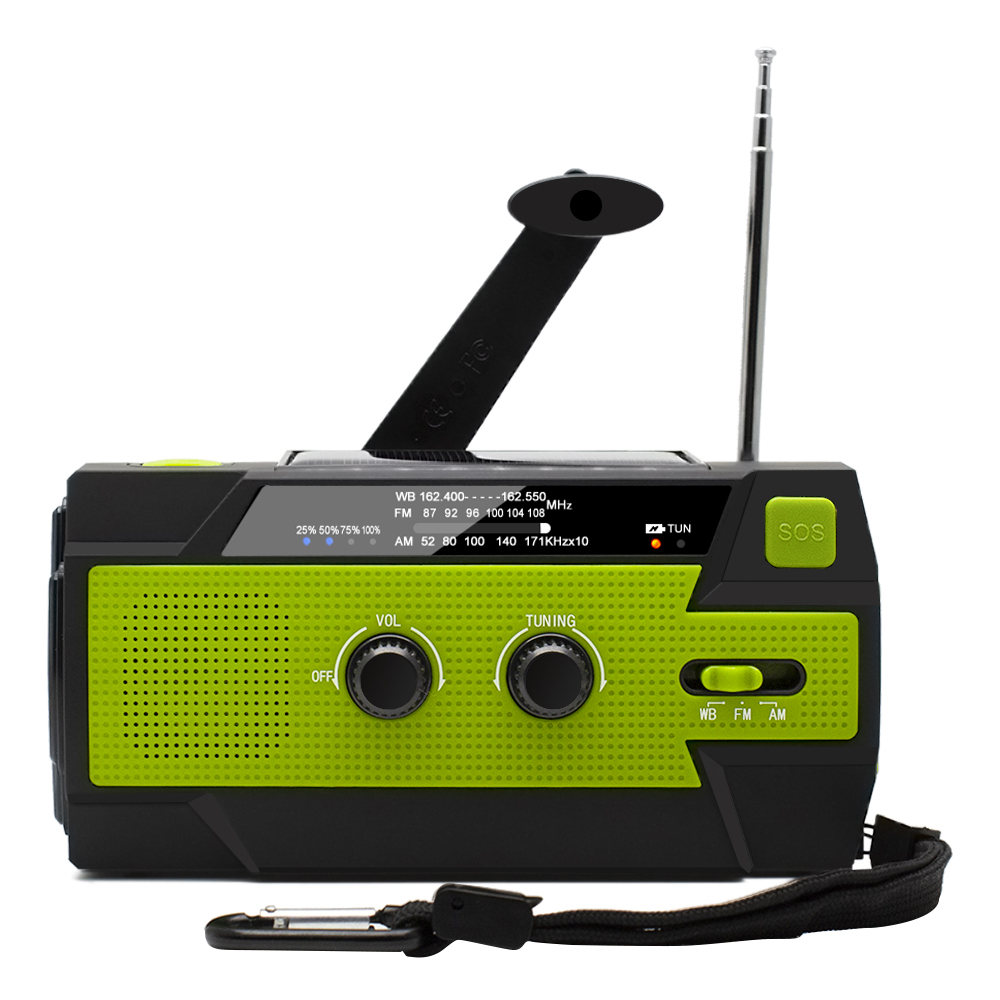 ResQ Emergency Hand Crank Radio – 4000mAh Power Bank, Solar, 1W Flashlight & Motion Sensor Lamp 3