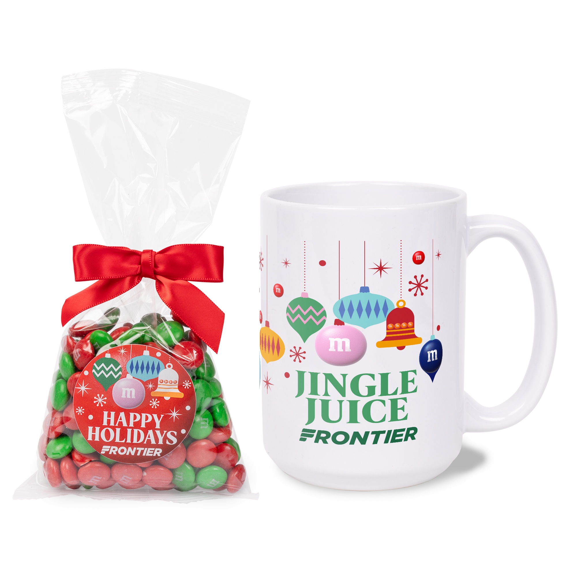 Mug Drop Color Choice M&M's & 15oz Full Color Mug Set 2