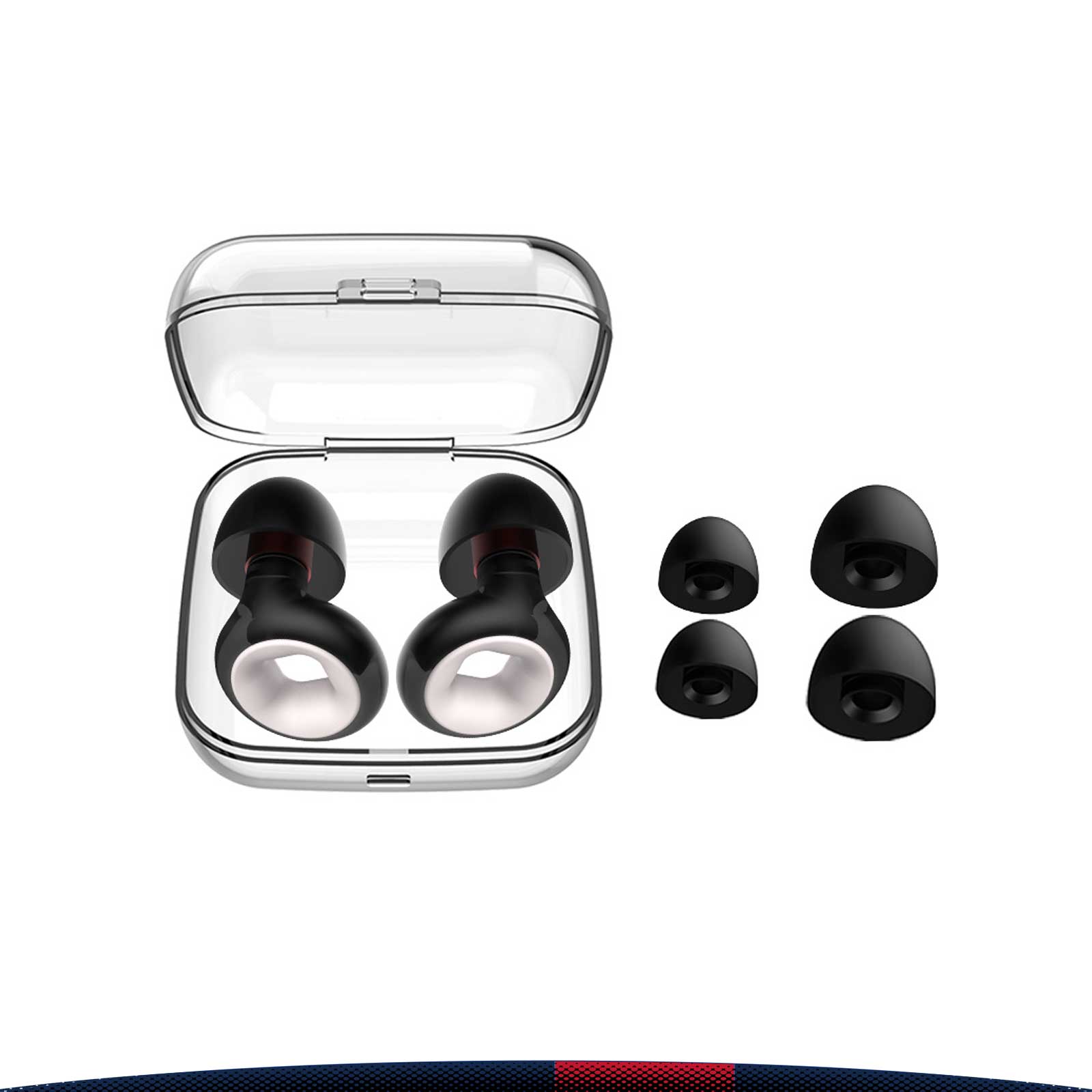 Blaue Silicone Earplugs 6