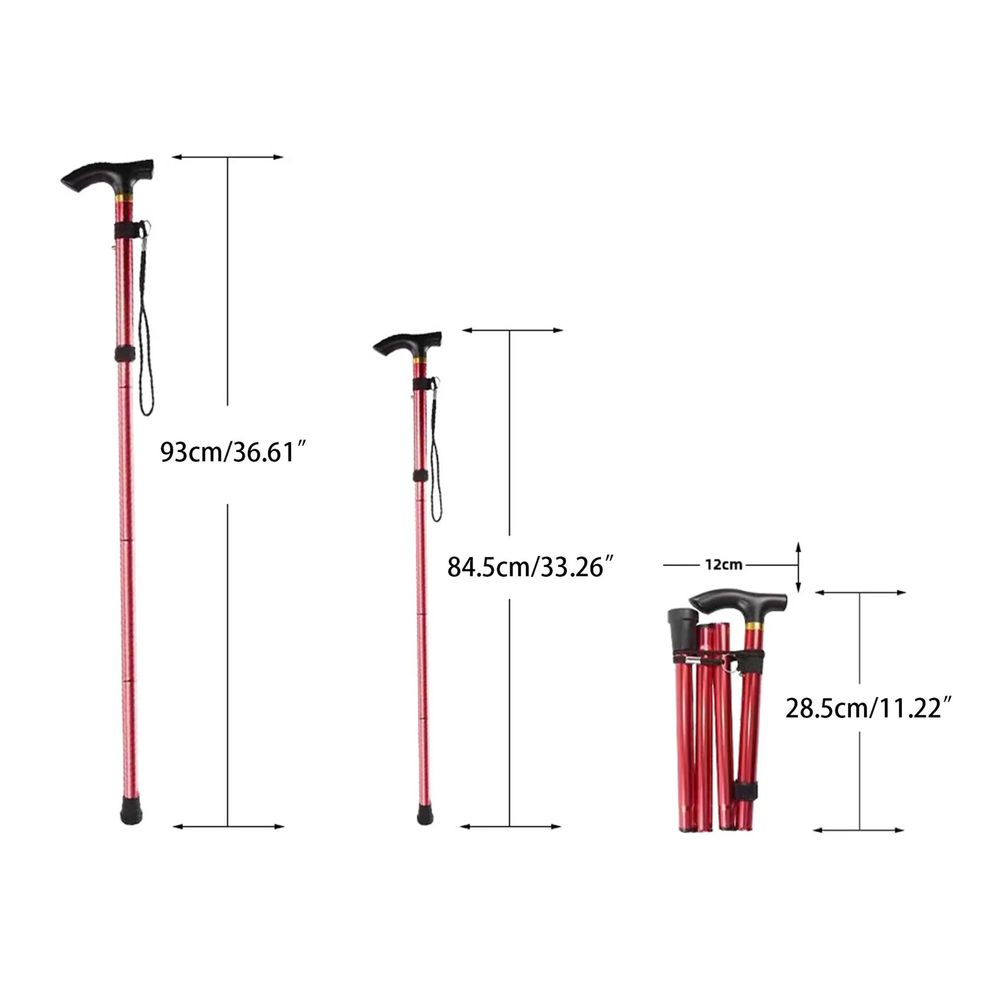 Outdoor Telescopic Folding Cane 5