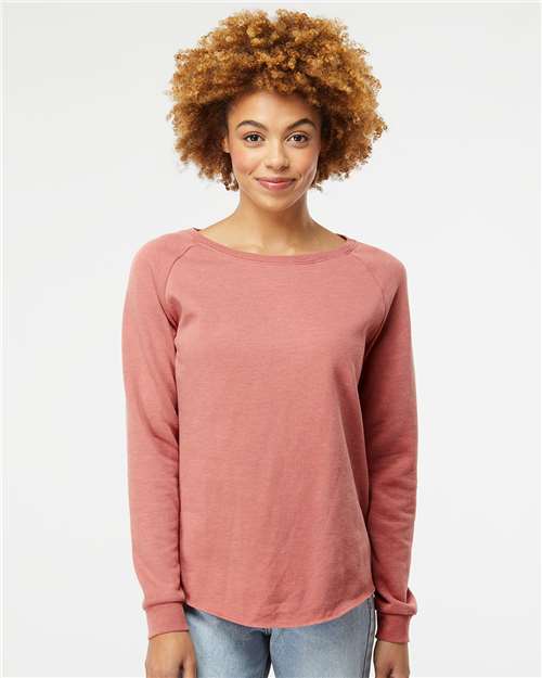 Women's California Wave Wash Crewneck Sweatshirt - PRM2000 59