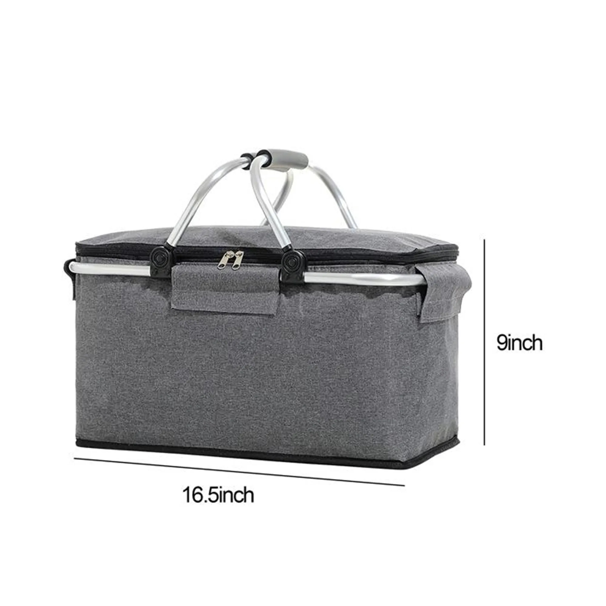 Folding Picnic Camping Basket Bag 3