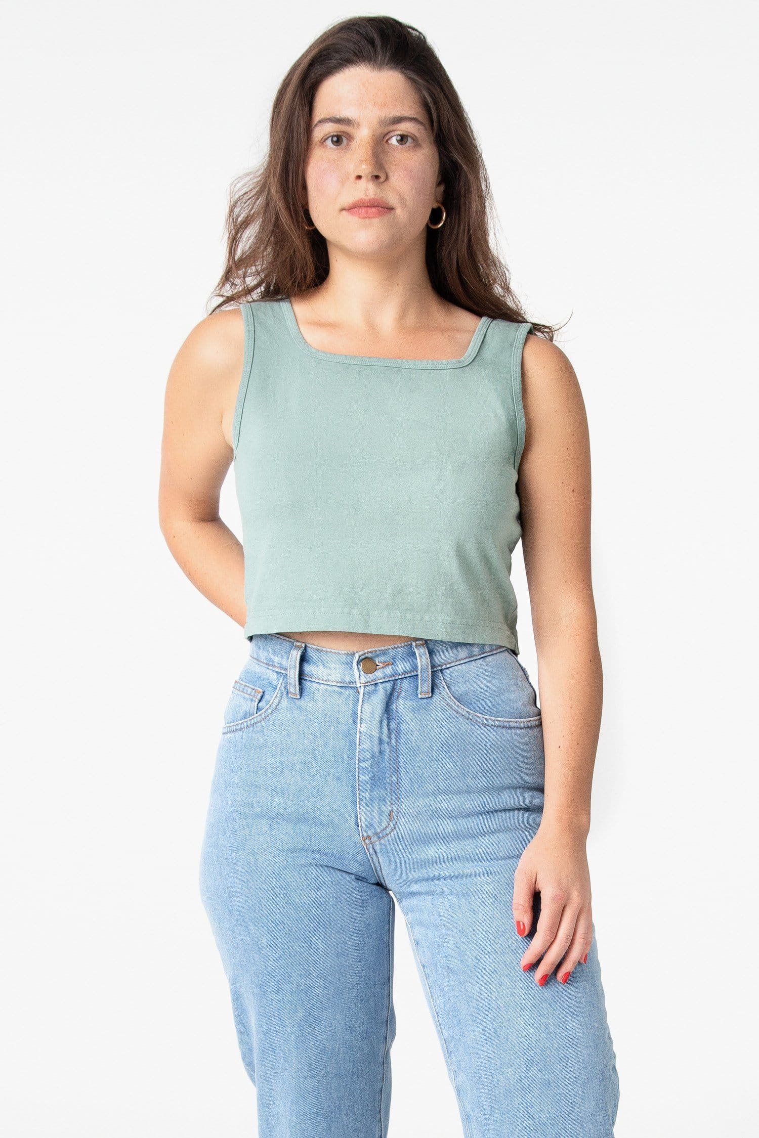 18/1 CROP TANK GRMNT DYE 1