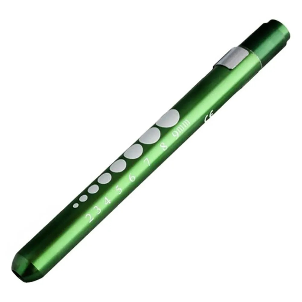 Clickable Led Medical Penlight With Pupil Gauge MOQ10 1