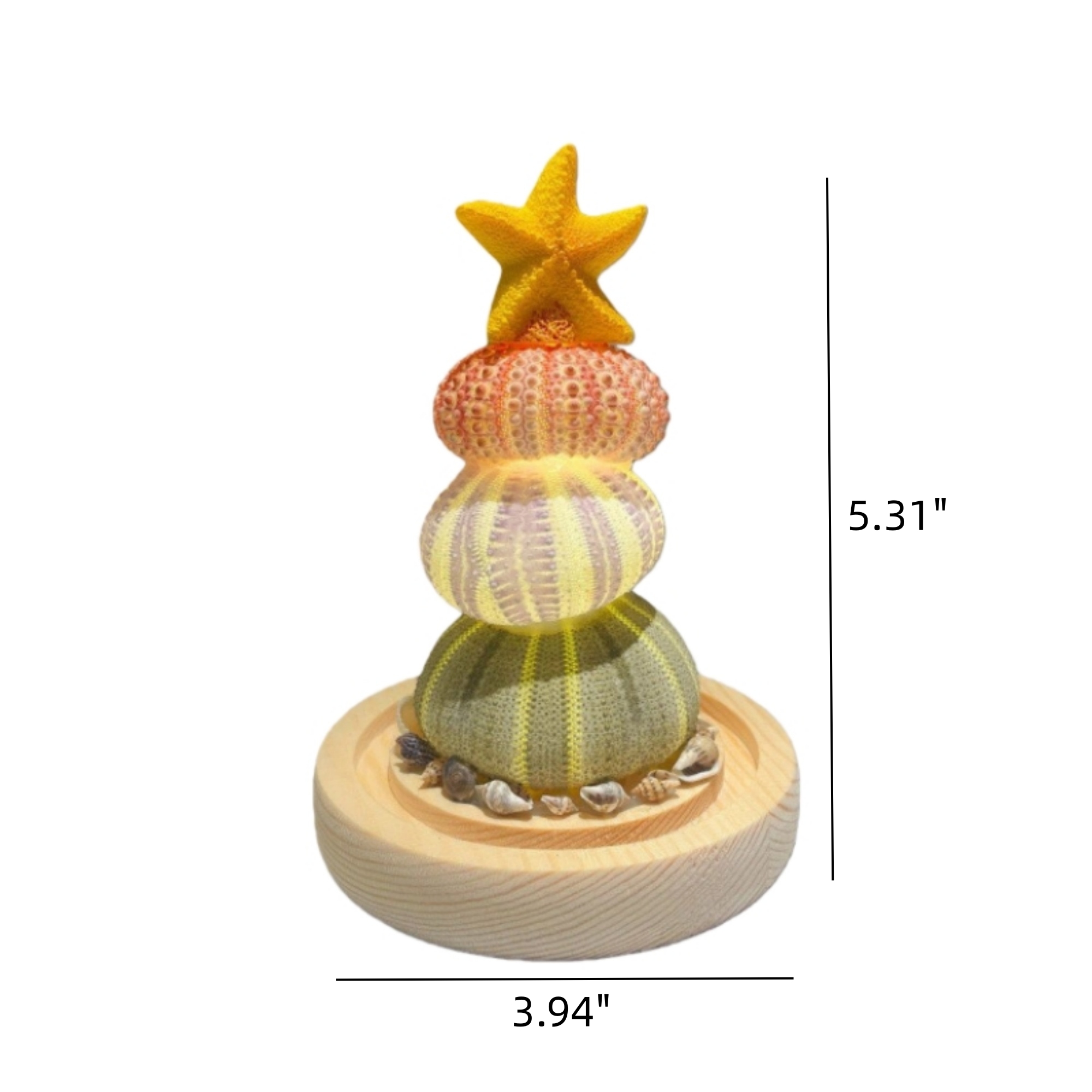 Illuminated Seashell Ornament Ambient 5
