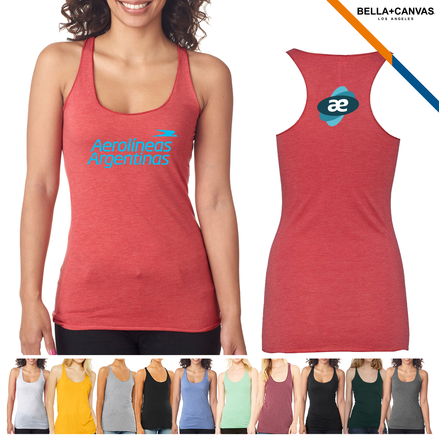Bella Canvas® Ladies' Racerback Tank Tops 2