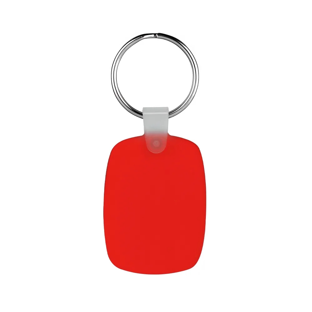 Oval Shaped Silicone Keychain 14