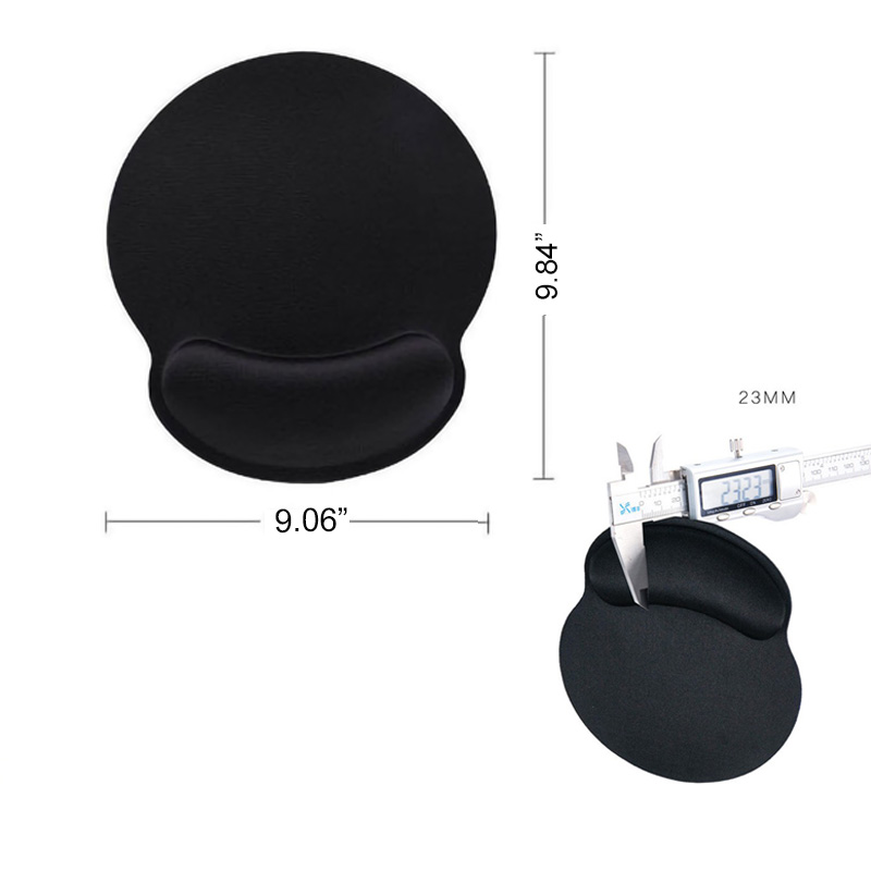 MOQ50 Memory Foam Full Color Mouse Pad with Wrist Support 2