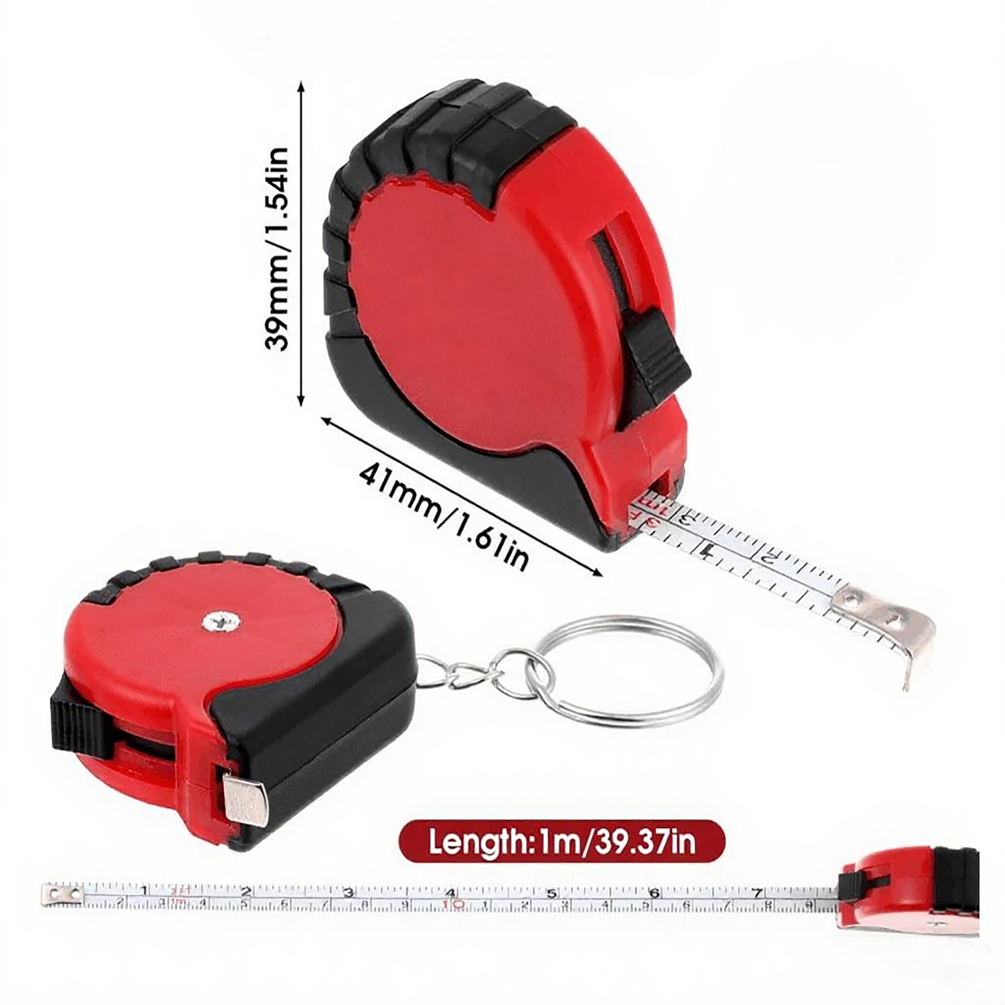 Tape Measure Keychain 1