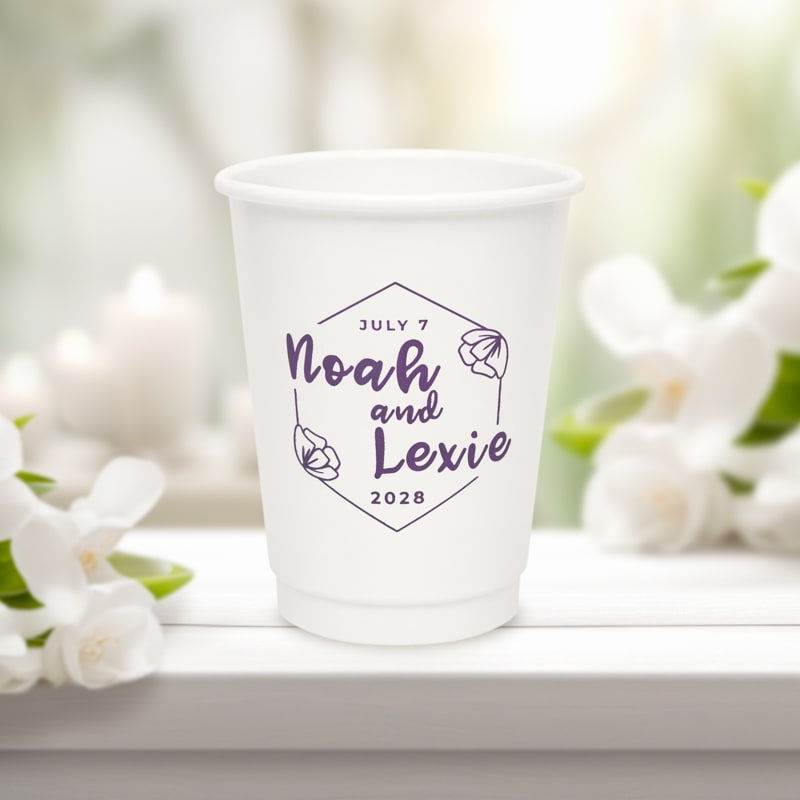 Custom 12 Oz. Double Wall Paper Hot Cups 10