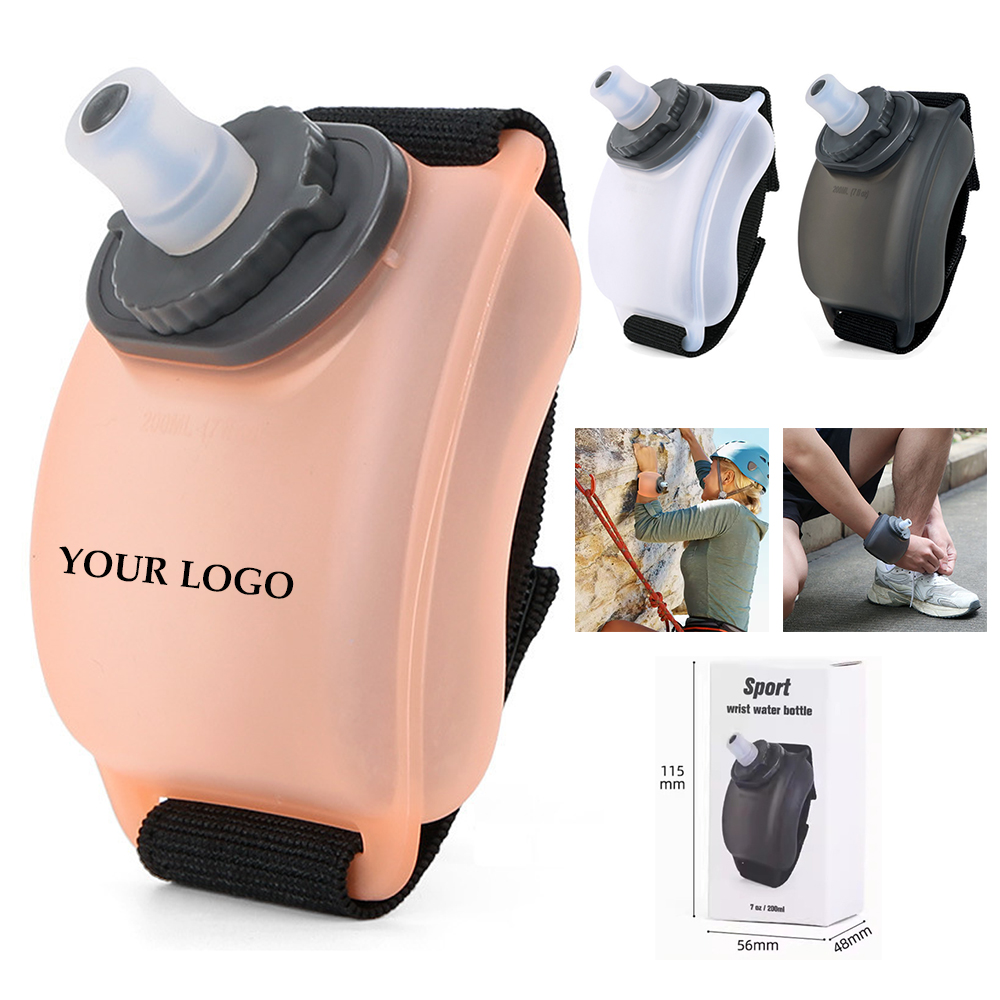Silicone Gym Sport Portable Wrist Water Bottle 2