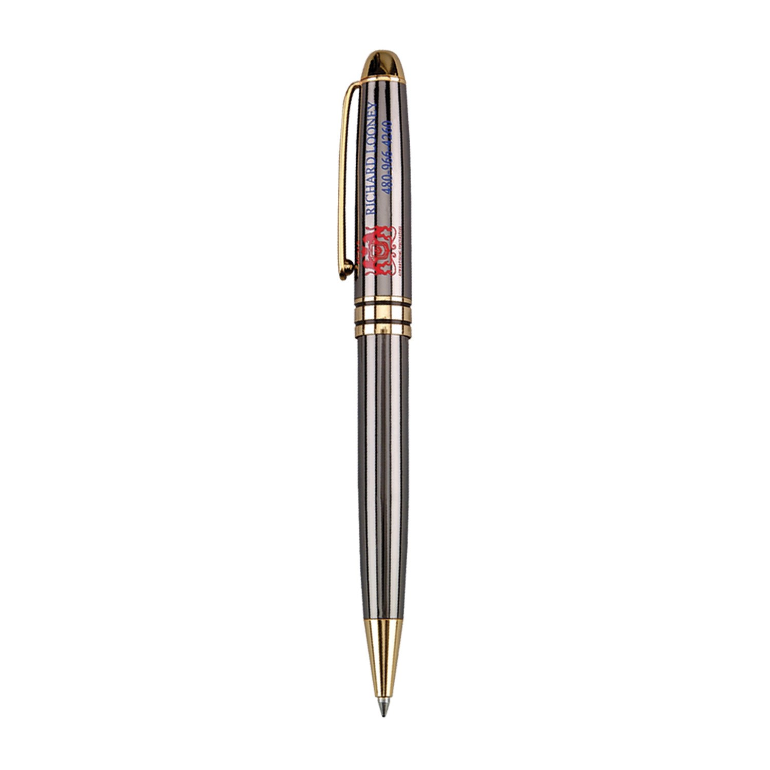 Heavy Brass Ballpoint Twist Metal Pen