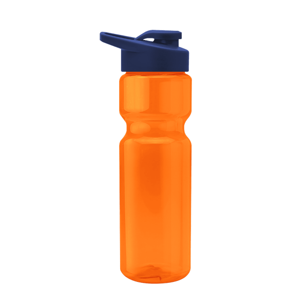 Blazer 28oz Transparent Bike Bottle w/Drink-thru Lid 90