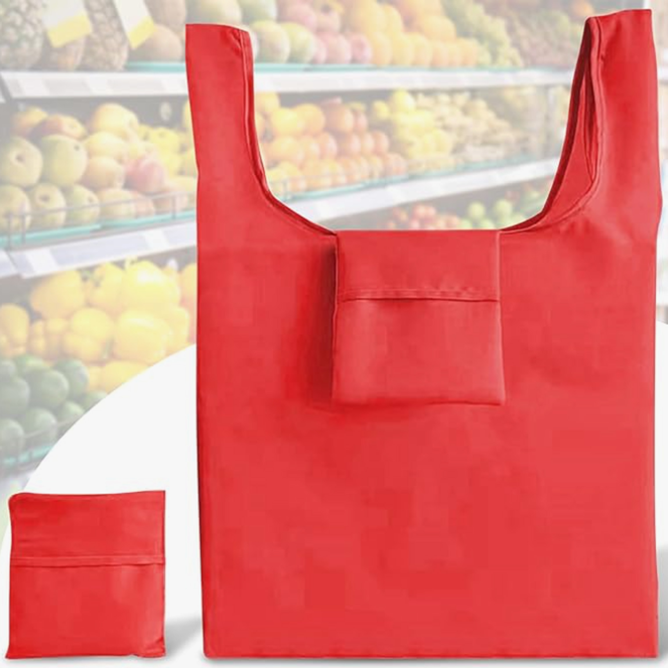 Foldable Square Eco-Friendly Shopping Bag 2
