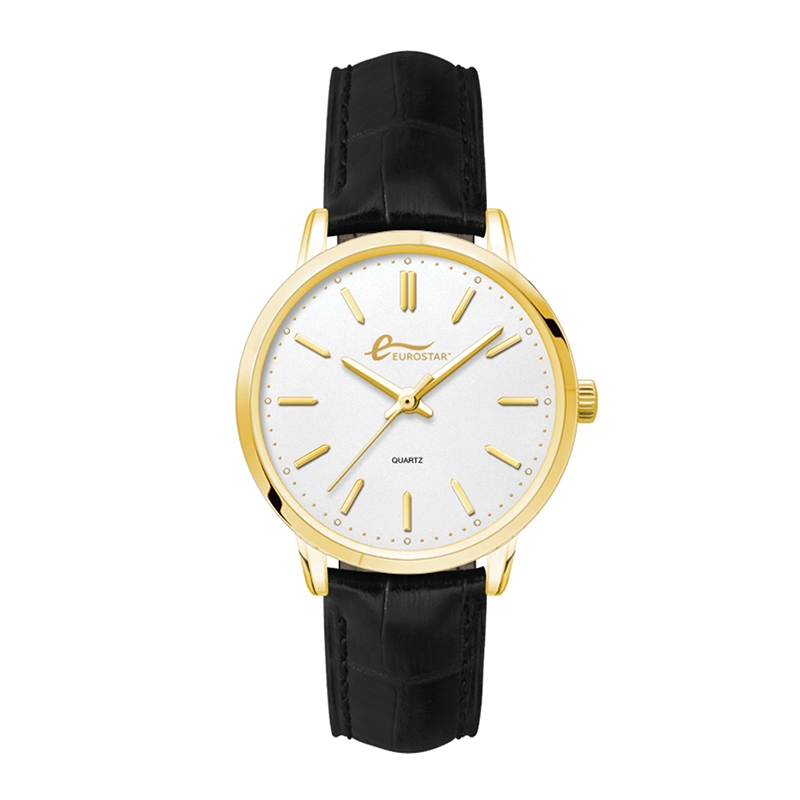 Ladies Metal Case 3-Hand movement Ladies Gold Plated Metal Case 3-Hand movement