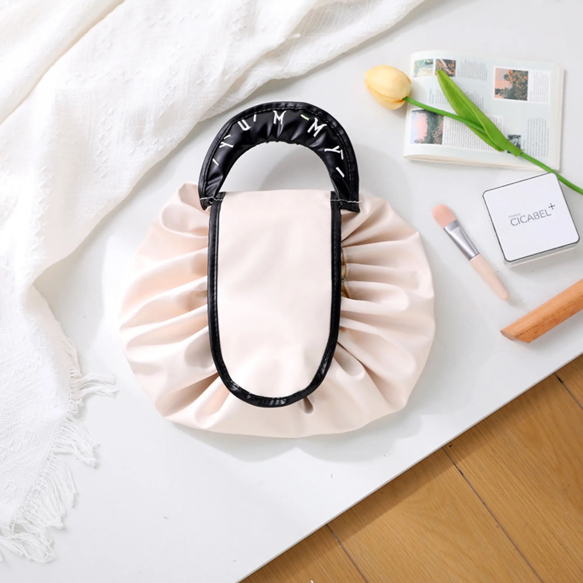 High-Capacity Drawstring Makeup Bag 5