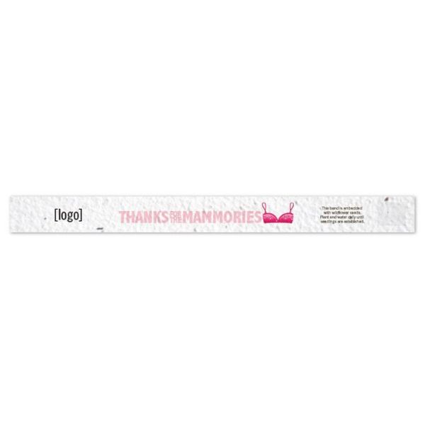 Breast Cancer Awareness - Seed Paper Wristband 12