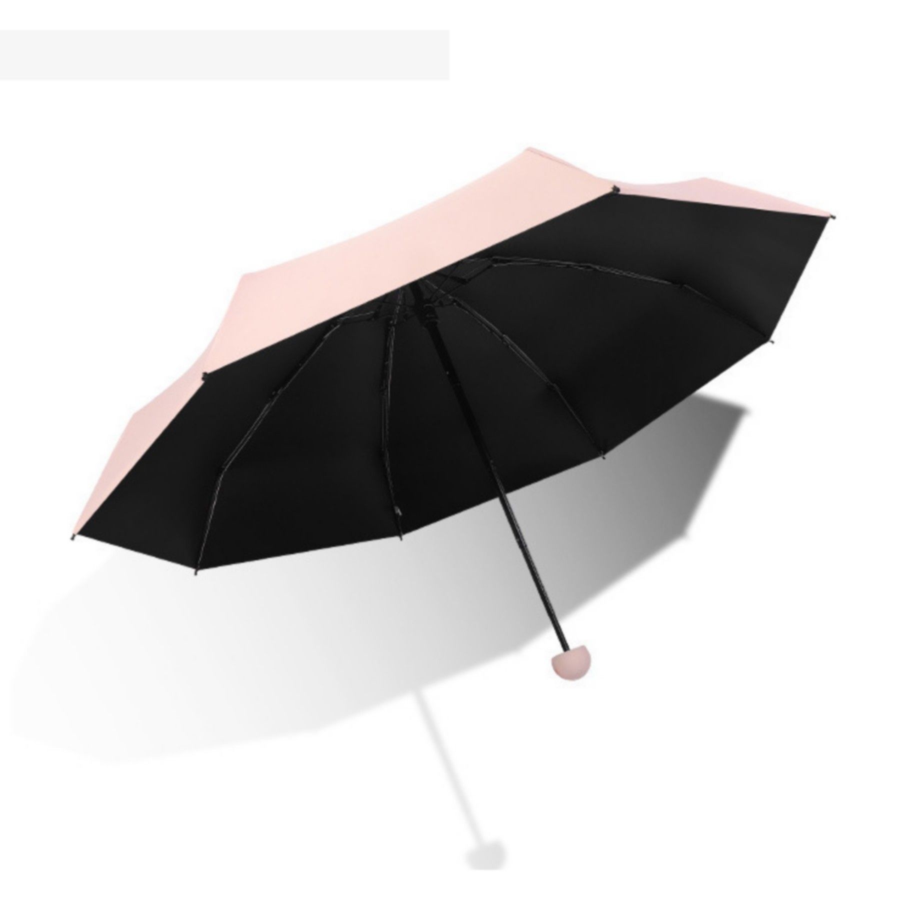 Portable Windproof Mini Travel Sun Rain Umbrella With Case 3