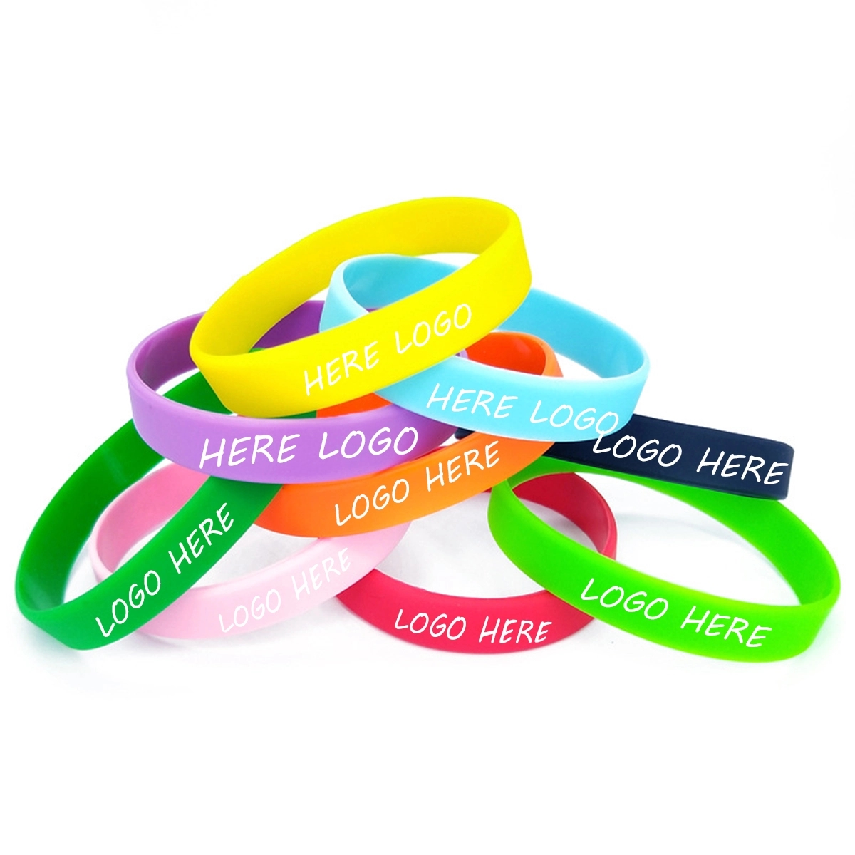 Colorful Silicone Wristband BRACELETS 9