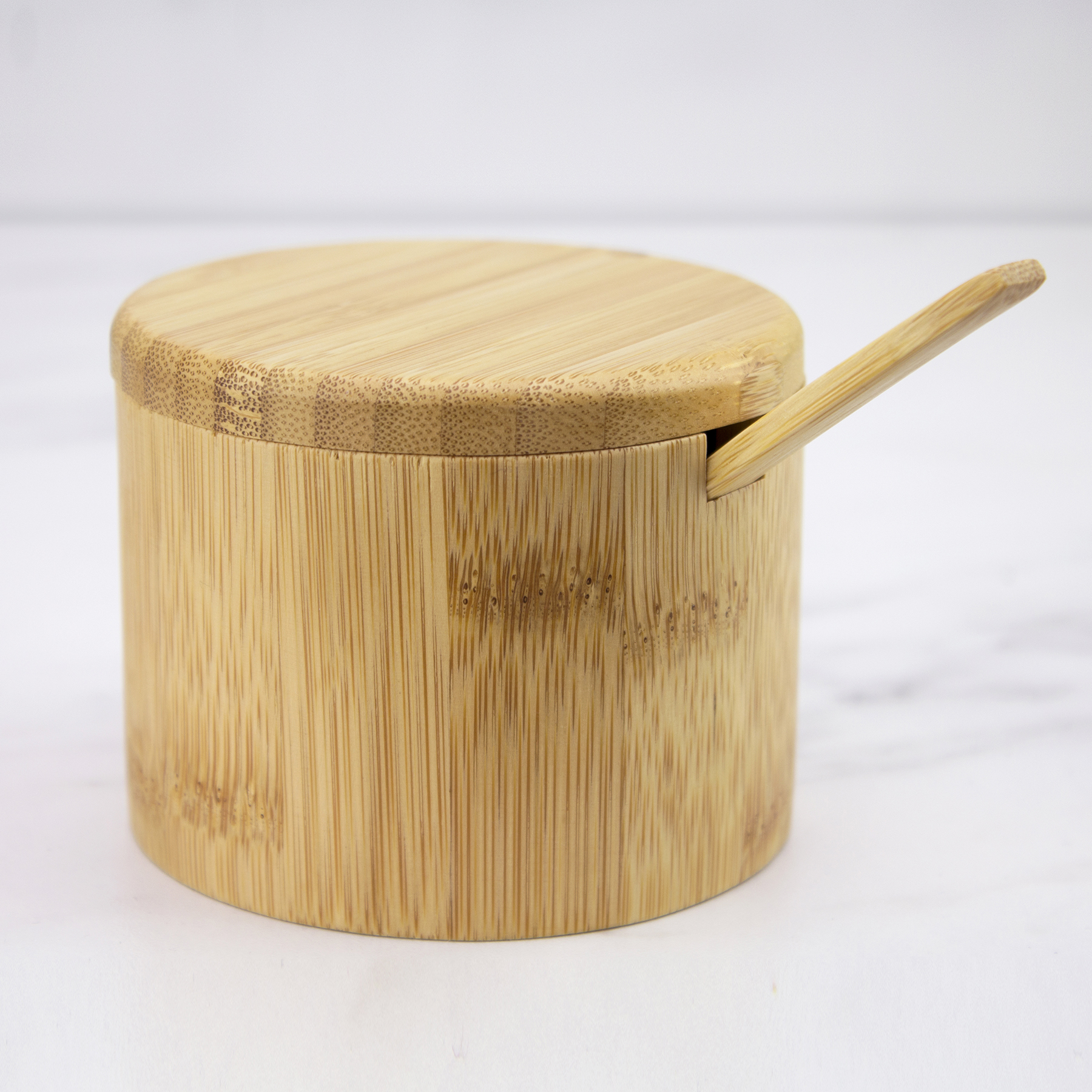 Little Dipper Bamboo Salt Box with Spoon 6