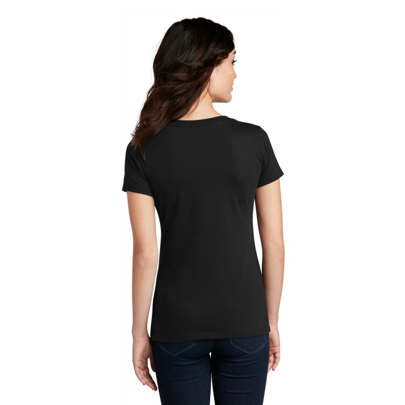 District Women's Perfect Blend CVC V-Neck Tee. 48