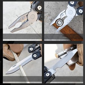 Safety Claw Hammer Pliers Multi Tool With Belt Cutter 17