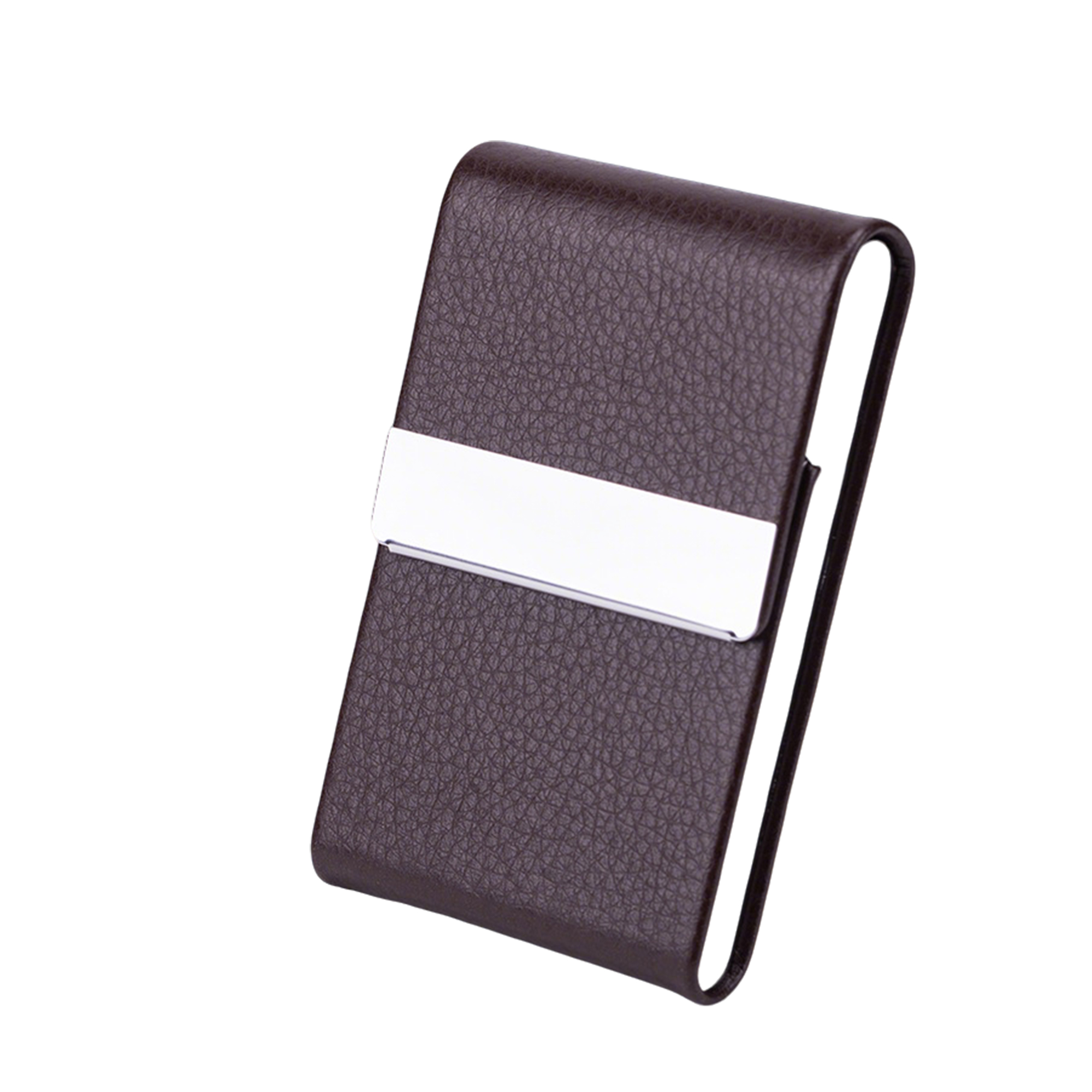 Polyurethane Leather Magnetic Business Card Holder Pocket Size 8