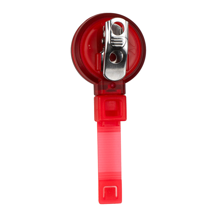 PVC FREE RECYCLED PLASTIC BADGE REEL W/SWIVEL ALLIGATOR CLIP (Patent US 11,974,638 B1) 1