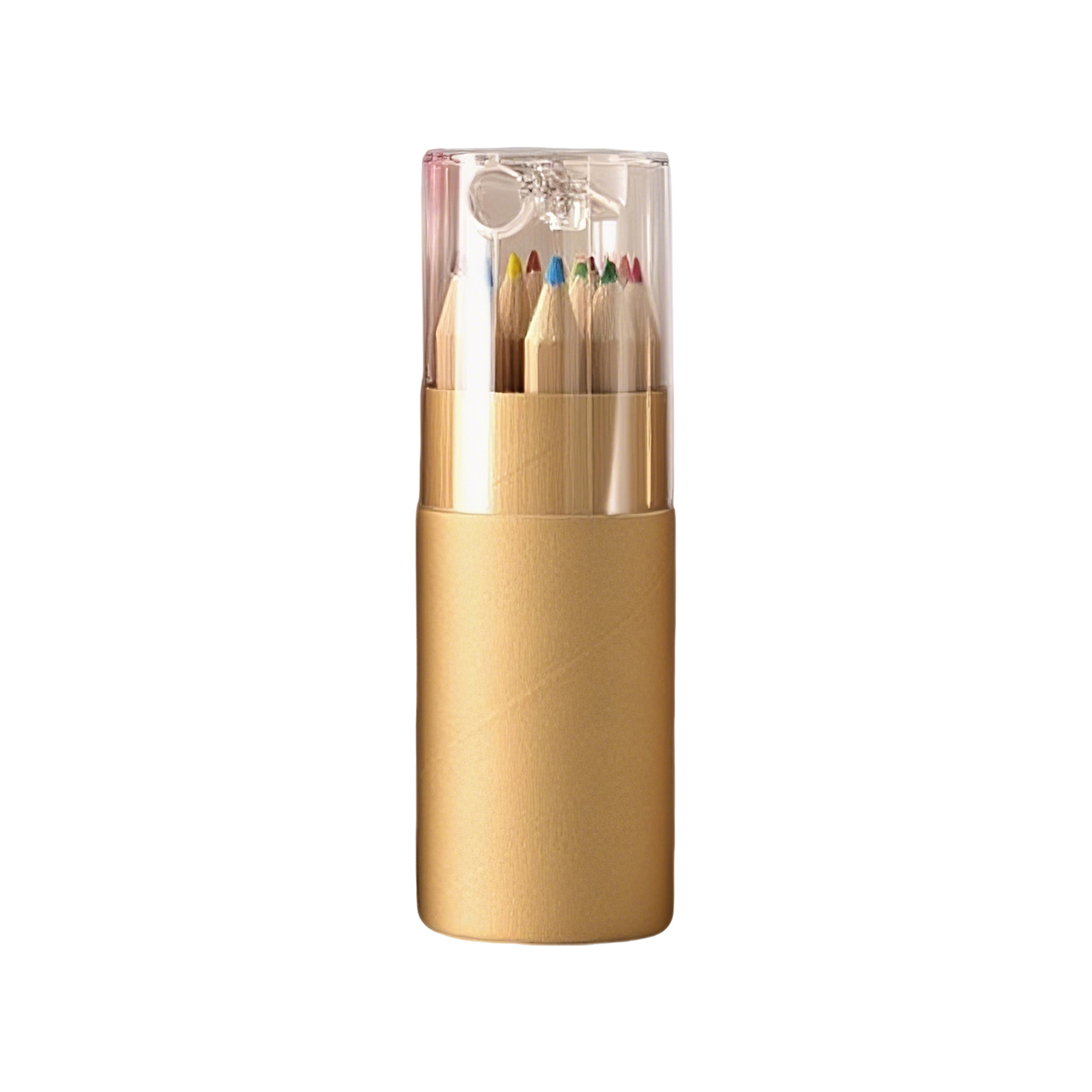 12 PCS Wooden Colored Pencil With Pencil Sharpener 1