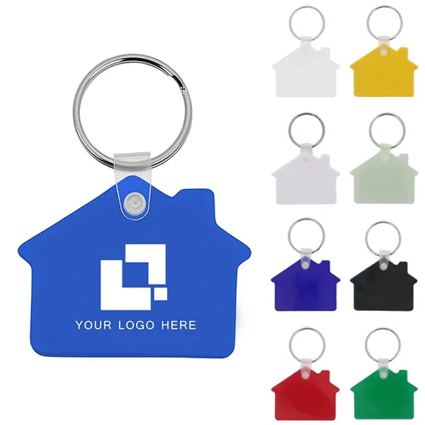 Soft Squeezable Key Tag - House Shaped 2