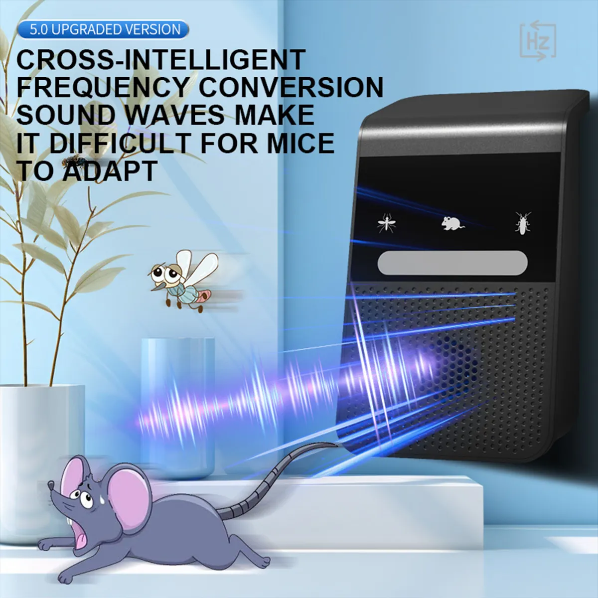 USB Ultrasonic Pest Repeller With Multi-Mode 4