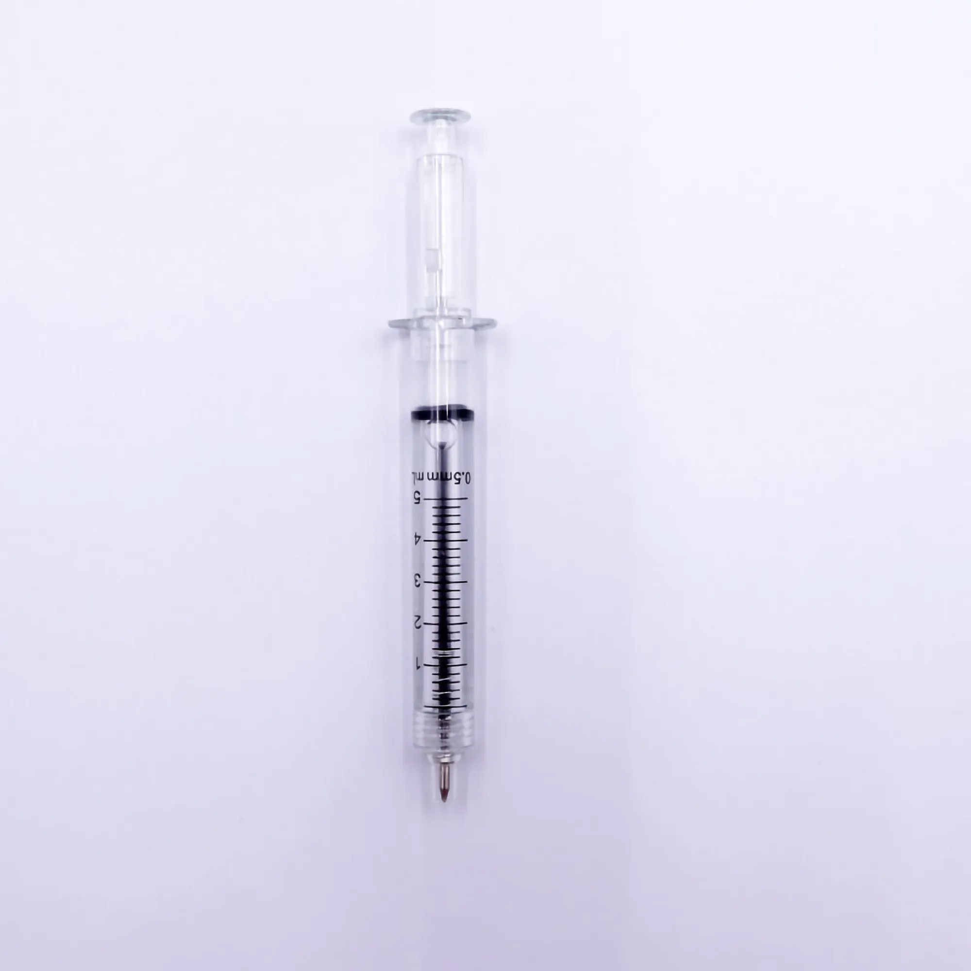 Syringe Shaped Ballpoint Pen with Scale MOQ100 3