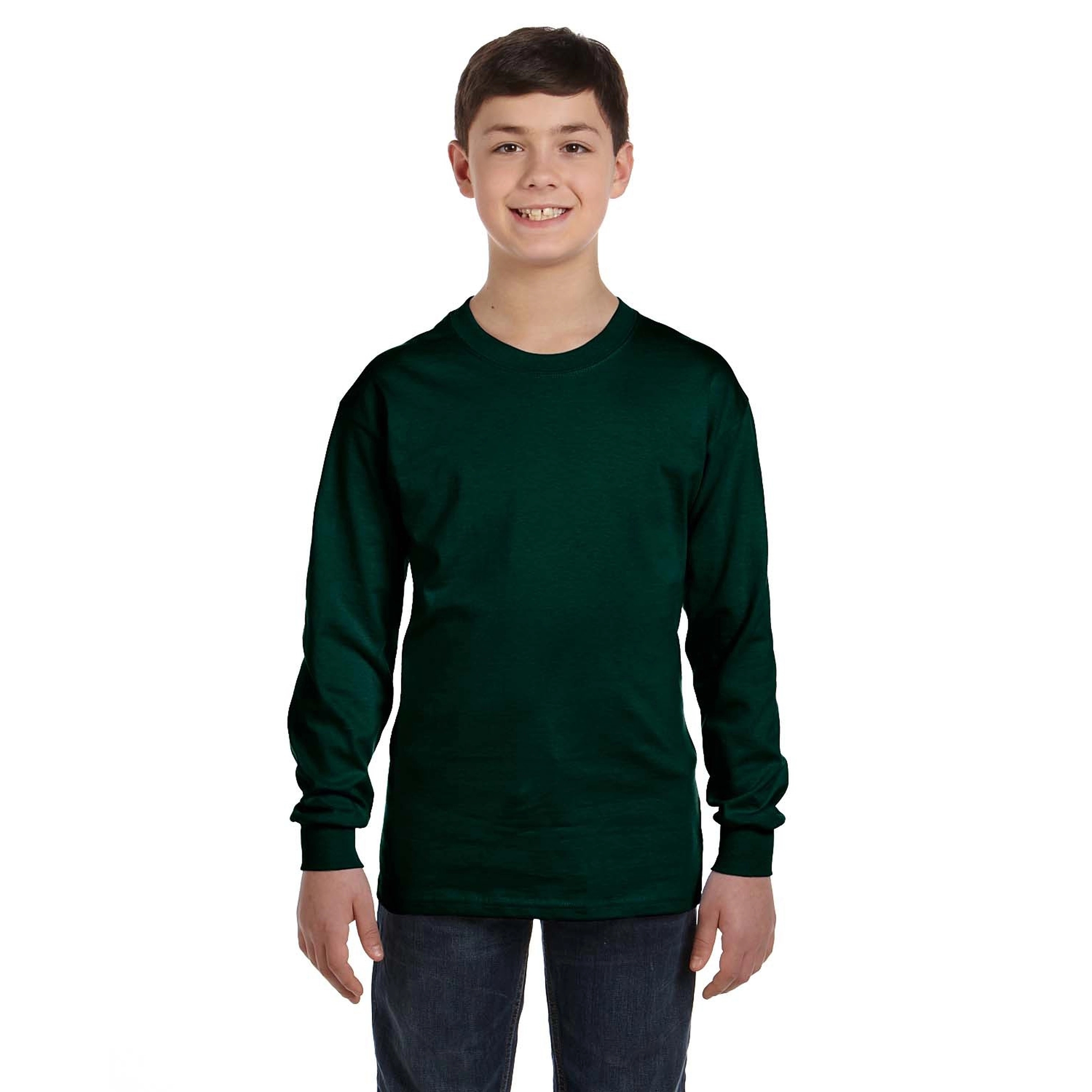 Gildan Heavy Cotton Youth Long Sleeve T-Shirt 25