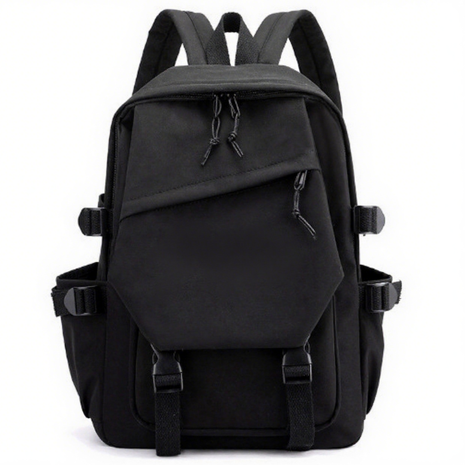 Water-Resistant Polyester Multi-Pocket Backpack 8
