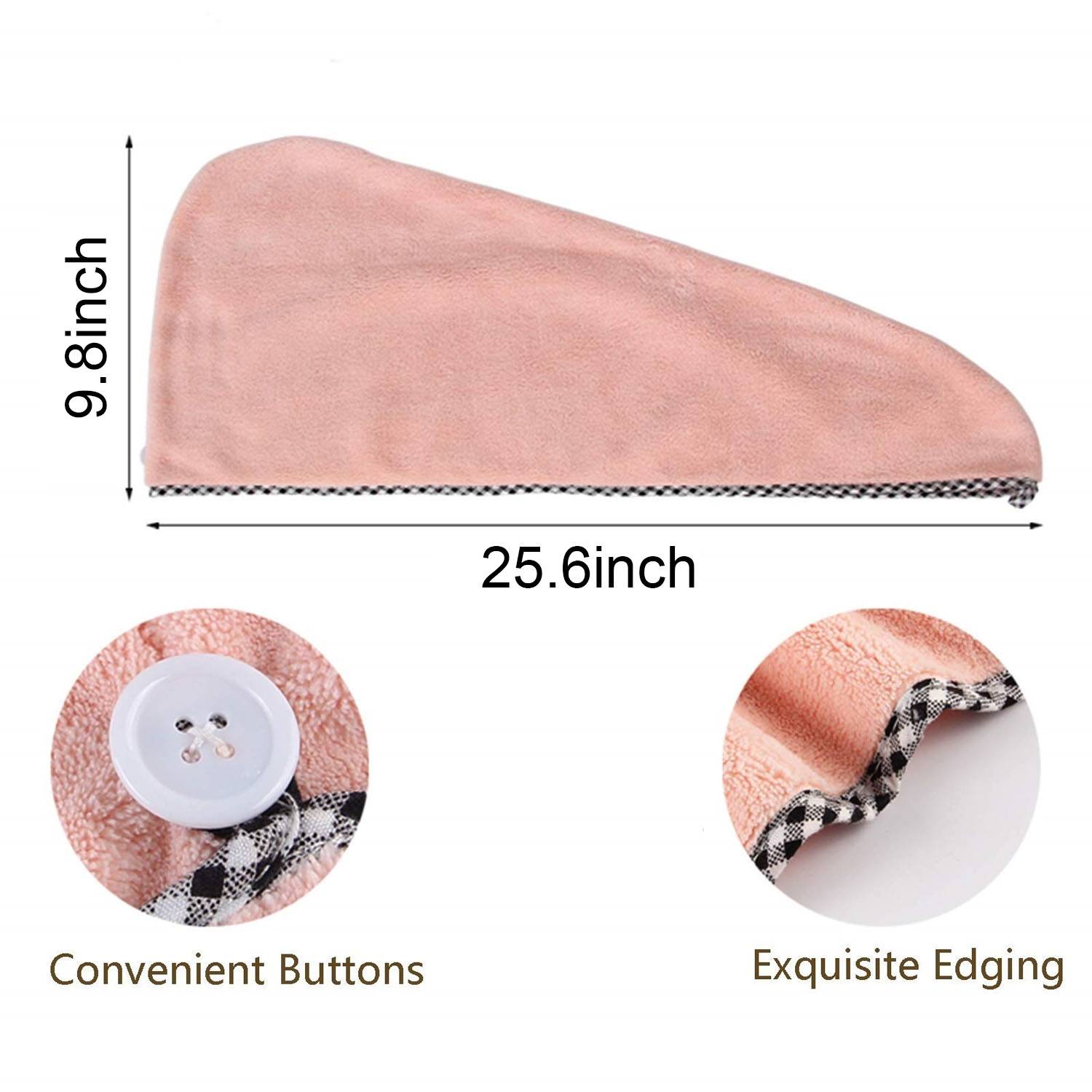Hair Towel Wrap Women Quick Magic Dryer 3